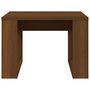 Voir la diapositive 5 : VIDAXL Table d'appoint Chene marron 50x50x35 cm Bois d'ingenierie