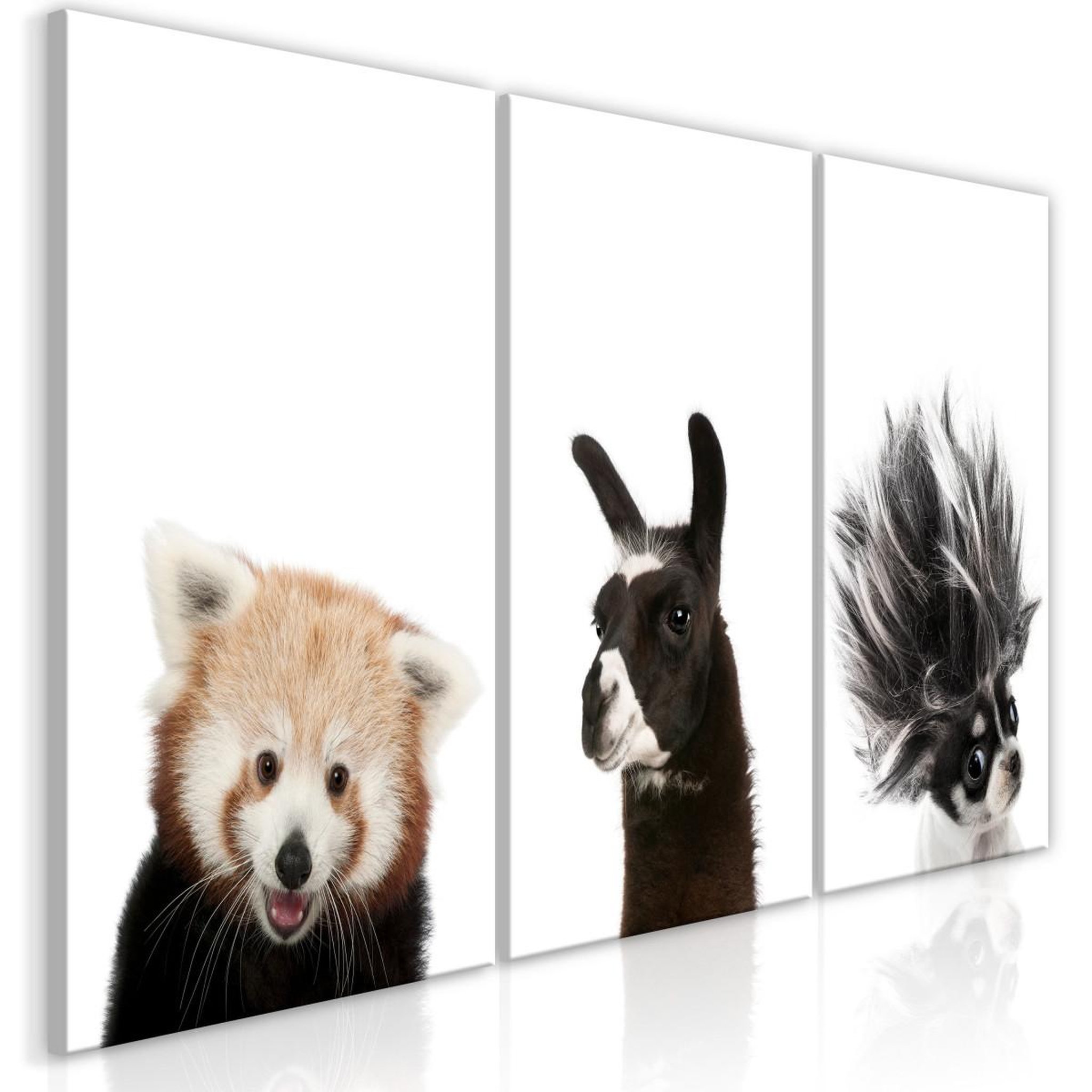 Voir la diapositive 1 : Paris Prix Tableau Imprimé  Friendly Animals Collection