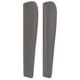 Voir la diapositive 4 : VIDAXL Tete de lit avec oreilles Gris 147x23x118/128 cm Similicuir