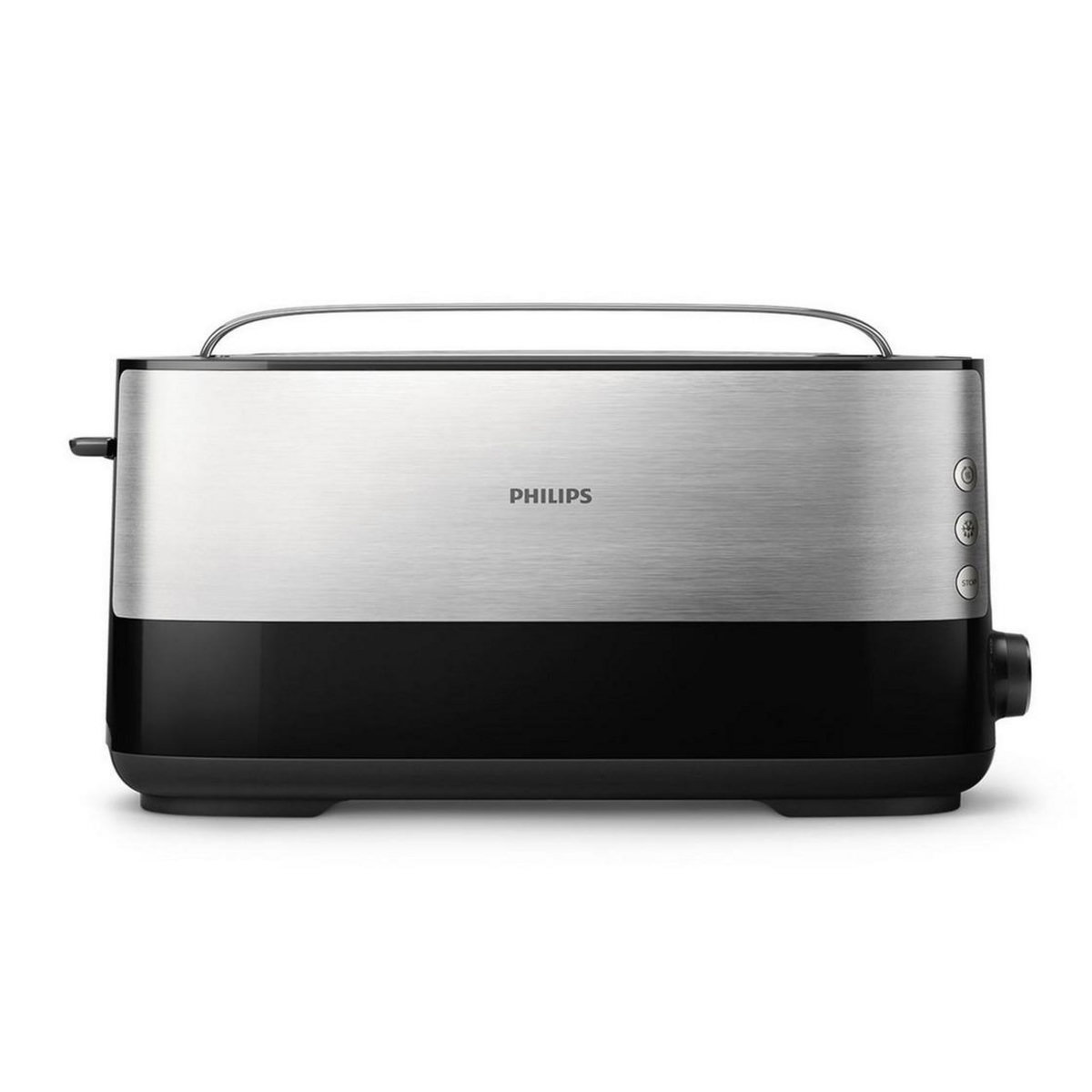 Philips Grille-pains 1 fente 1030w noir/inox - hd2692/90