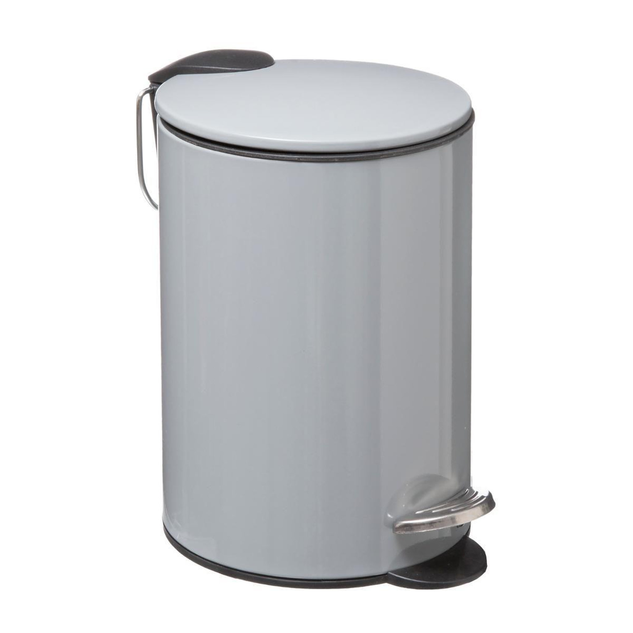 FIVE Poubelle à pédale  softclose  3l gris
