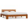 Voir la diapositive 1 : VIDAXL Cadre de lit sans matelas marron miel 160x200cm bois pin massif