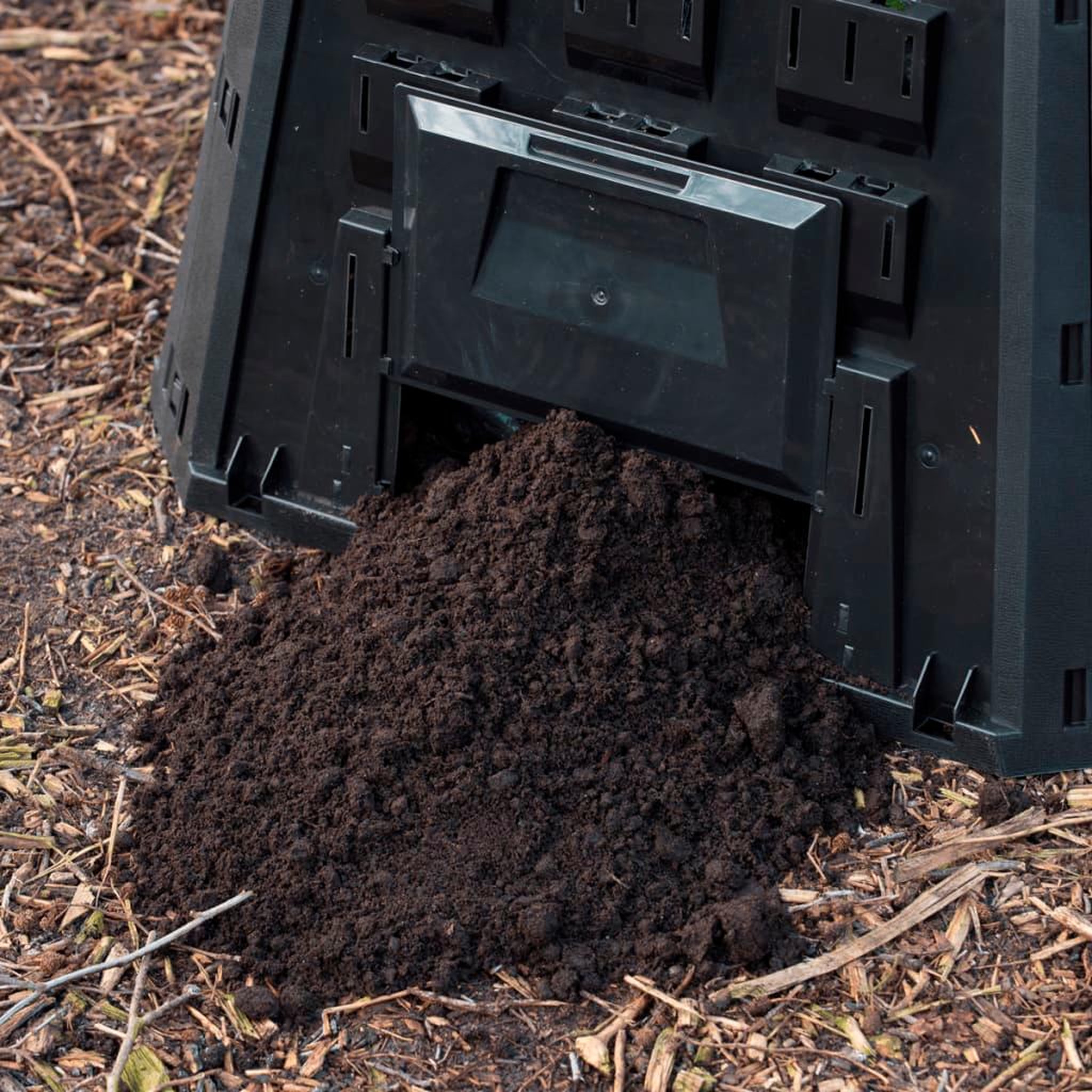 Voir la diapositive 4 : NATURE Nature Bac a compost Noir 1200 L