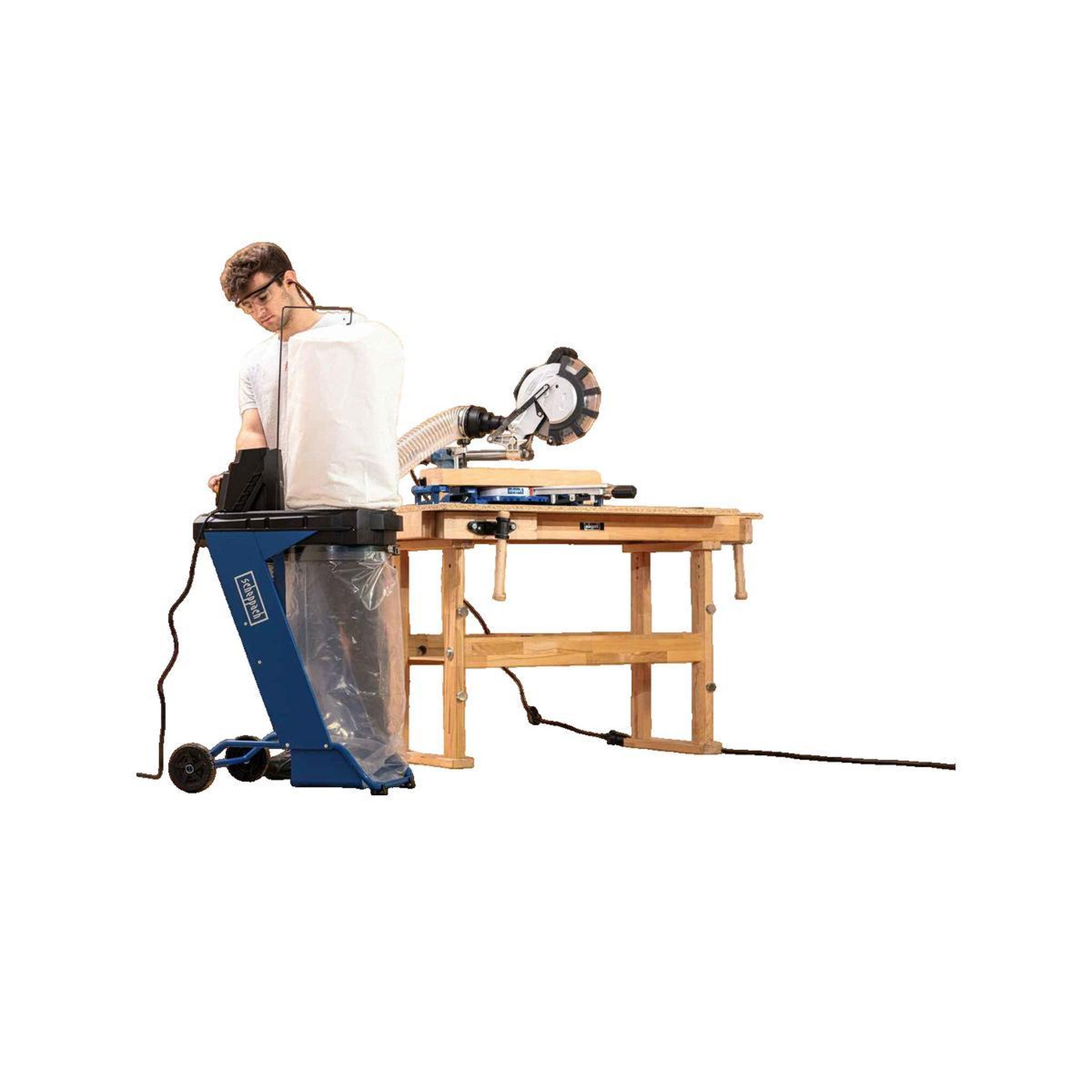 Voir la diapositive 2 : SCHEPPACH Aspirateur industriel dc500 550w 75l
