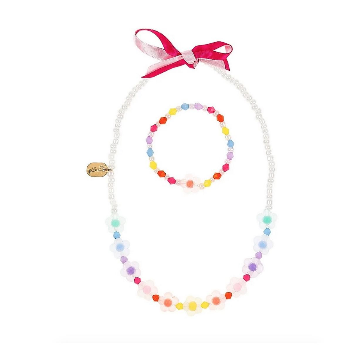 SOUZA Collier et bracelet set Anic fleur