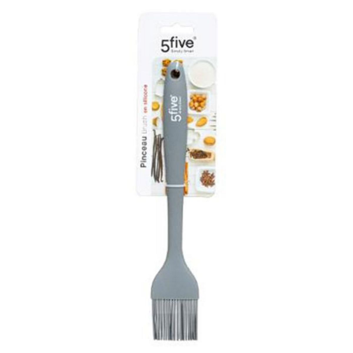FIVE Pinceau de Cuisine Silicone  Silitop  26cm Gris