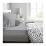 Voir la diapositive 2 : HOME LINGE PASSION Drap housse - HOME LINGE PASSION - HP71769 - 160 x 200 cm + 30 cm bonnet - Microfibre - 82 g - Gris clair