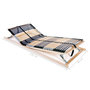 Voir la diapositive 6 : VIDAXL Sommier a lattes sans matelas avec 42 lattes 7 zones 90x200 cm