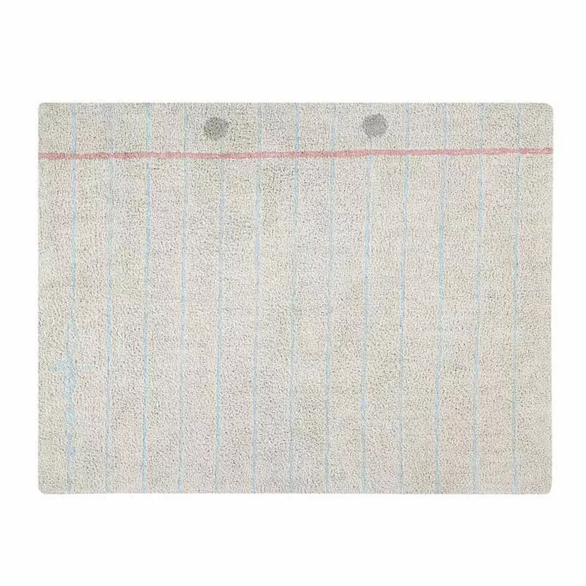 Lorena Canals Tapis coton motif notebook - 120 x 160 cm