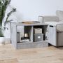 Voir la diapositive 3 : VIDAXL Table basse gris beton 50x50x36 cm bois d'ingenierie