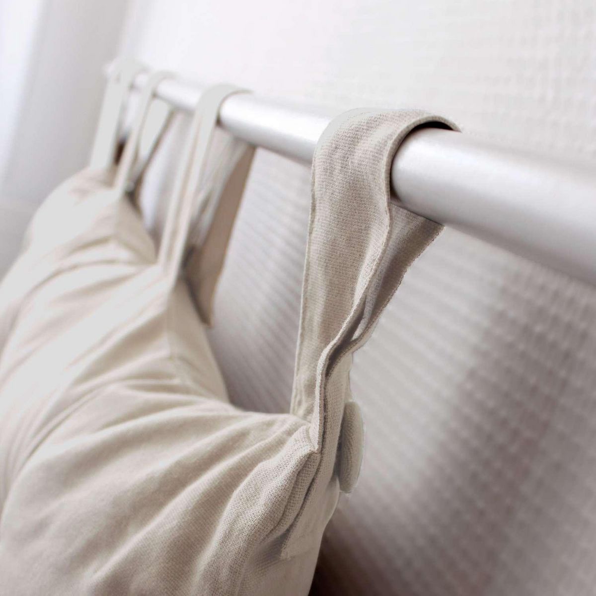 TOILINUX Tête de lit coussin Panama à suspendre