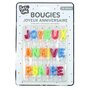 Voir la diapositive 3 : Paris Prix Bougie 18 Lettres  Anniversaire  4cm Multicolore