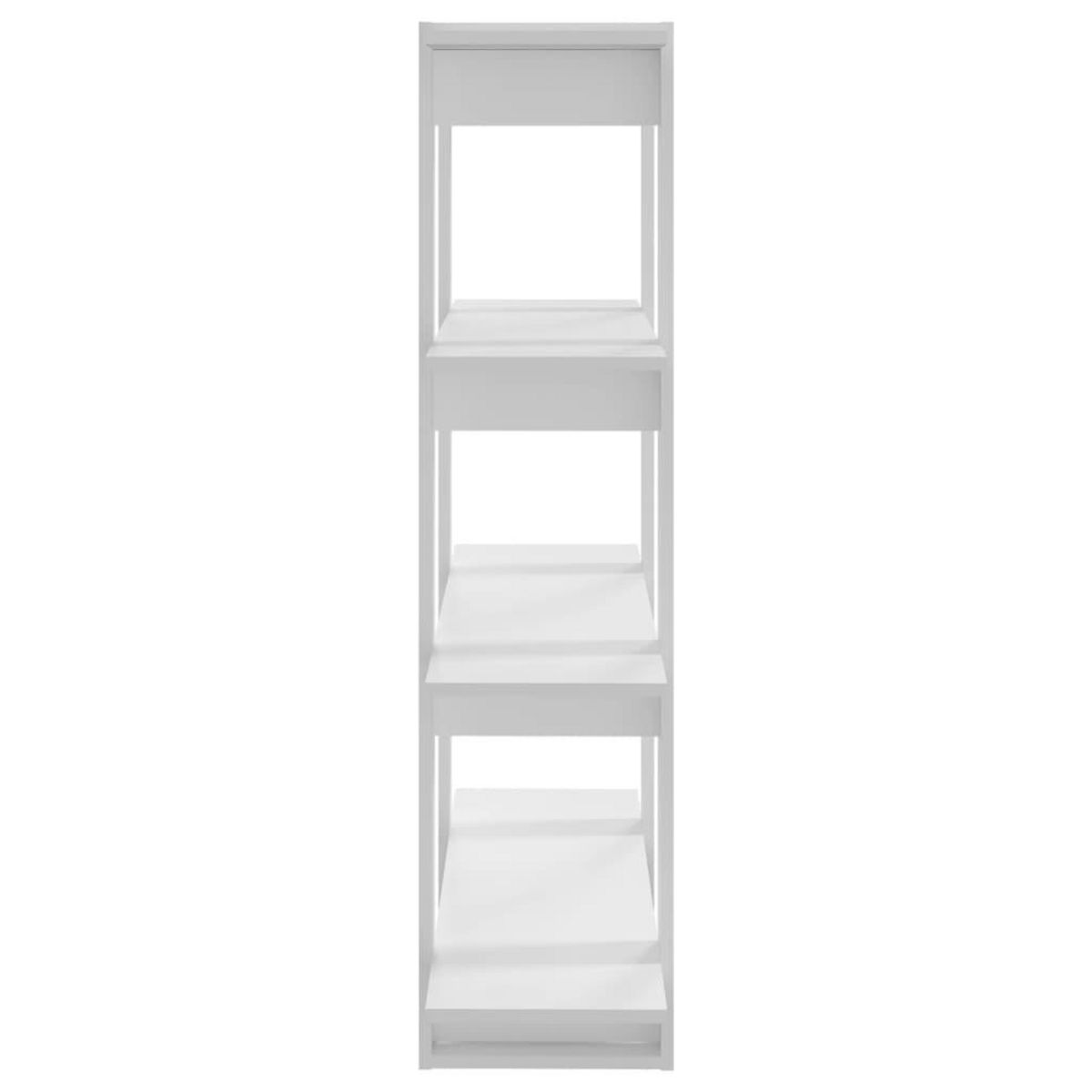 VIDAXL Bibliotheque/Separateur de piece Blanc 100x30x123,5 cm