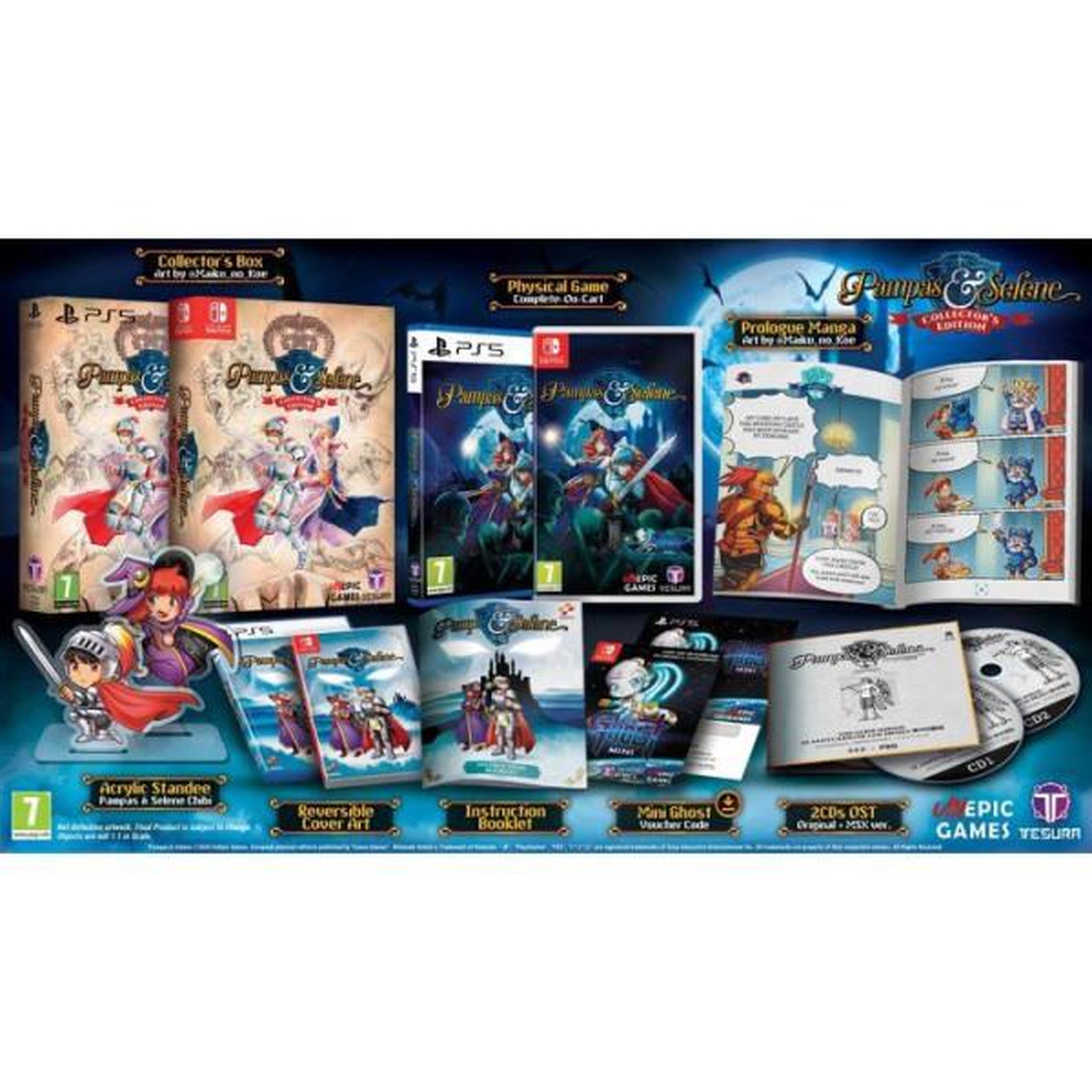 Voir la diapositive 2 : Just for games Pampas & Selene - Collector's Edition - Jeu PS5