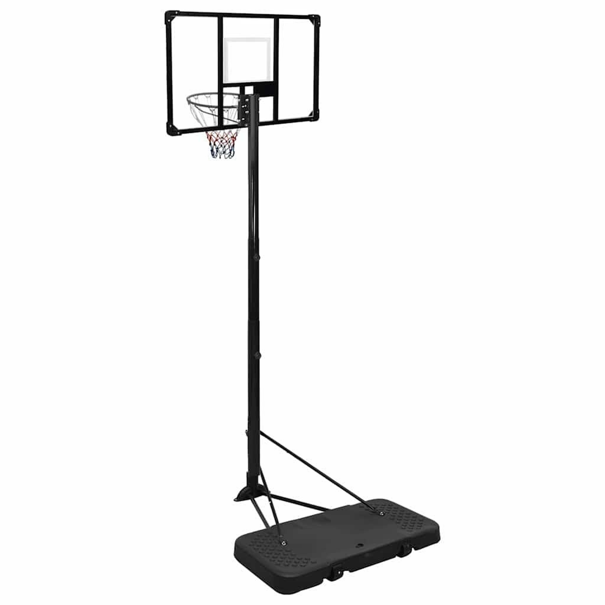 Voir la diapositive 4 : VIDAXL Support de basket-ball transparent 256-361 cm polycarbonate