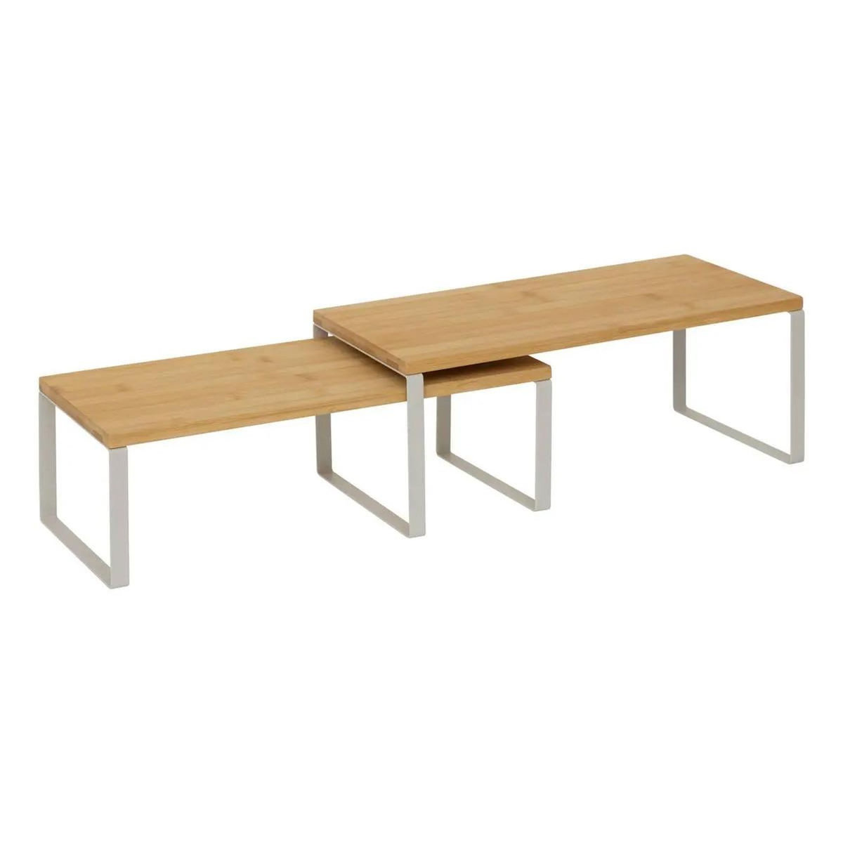 FIVE Lot de 2 Étagères Gigognes  Ordera  40cm Beige