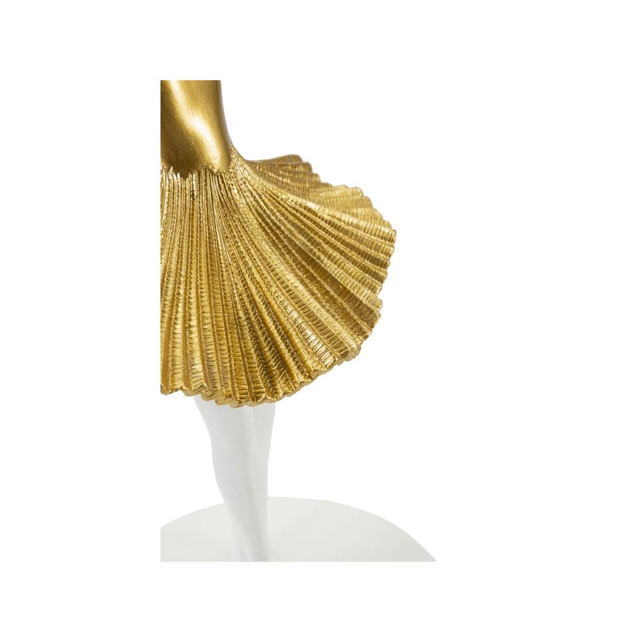 Voir la diapositive 4 : Paris Prix Lampe à poser en résine  dancer  64cm blanc & or