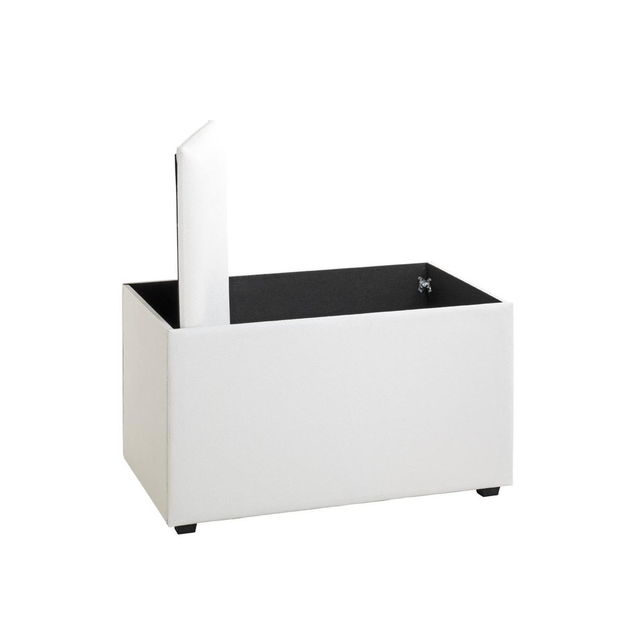 Voir la diapositive 4 : Paris Prix Coffre de Rangement Design  Soldi  65cm Blanc