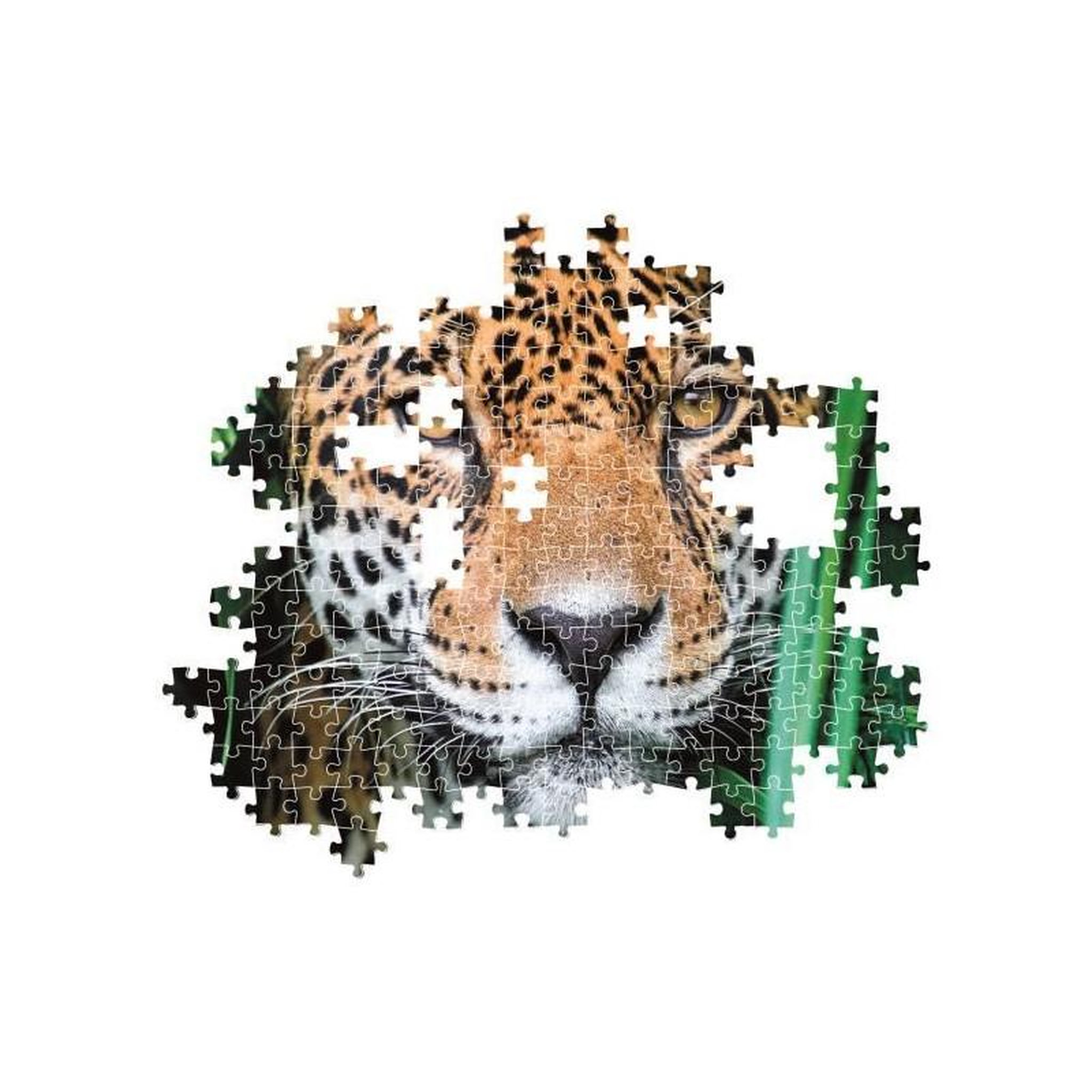 Voir la diapositive 3 : CLEMENTONI Puzzle 500 pièces Compact – Jaguar in the Jungle – Clementoni – Adulte 14+ ans