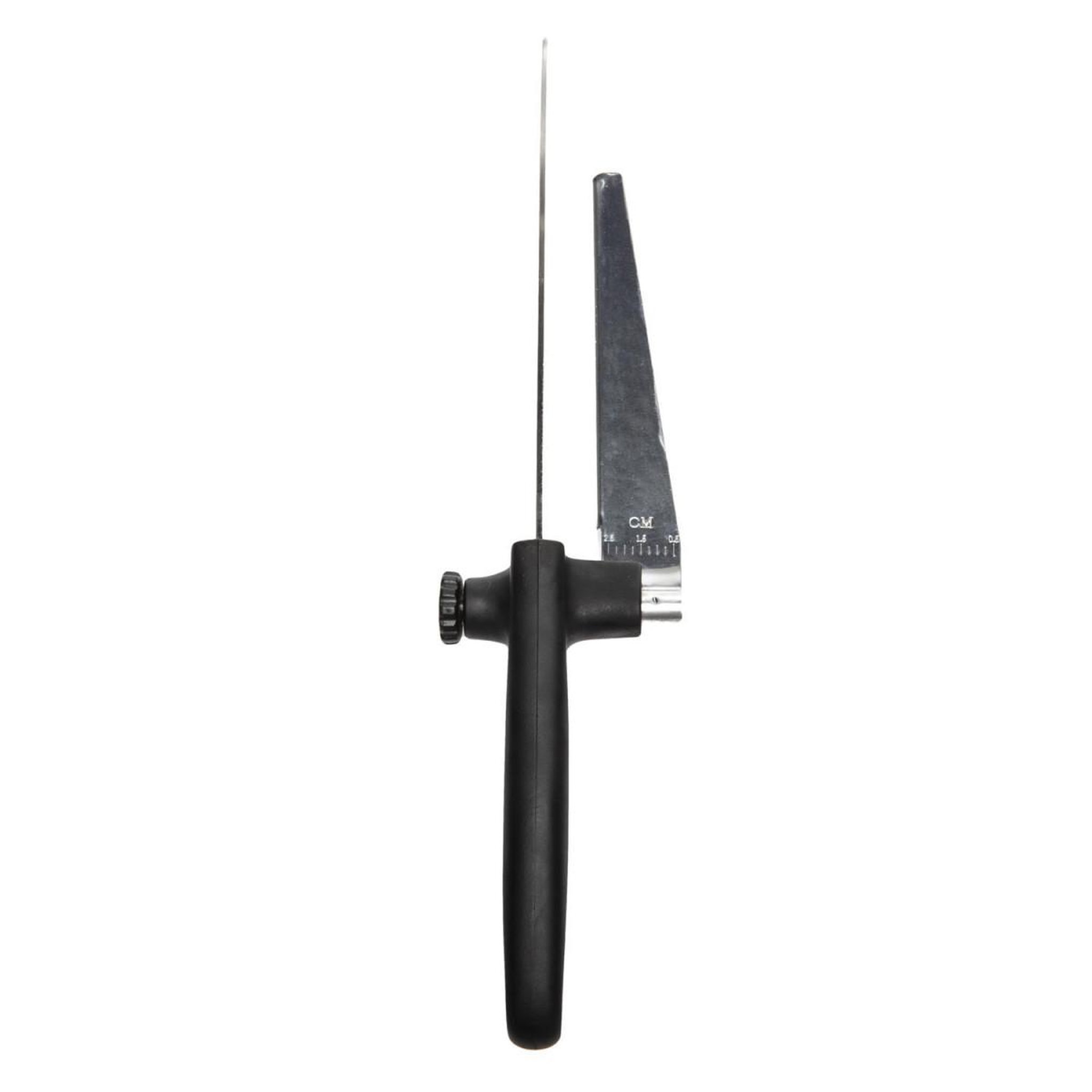 Voir la diapositive 2 : COOK CONCEPT Couteau à trancher  épaisseur réglable  32cm noir