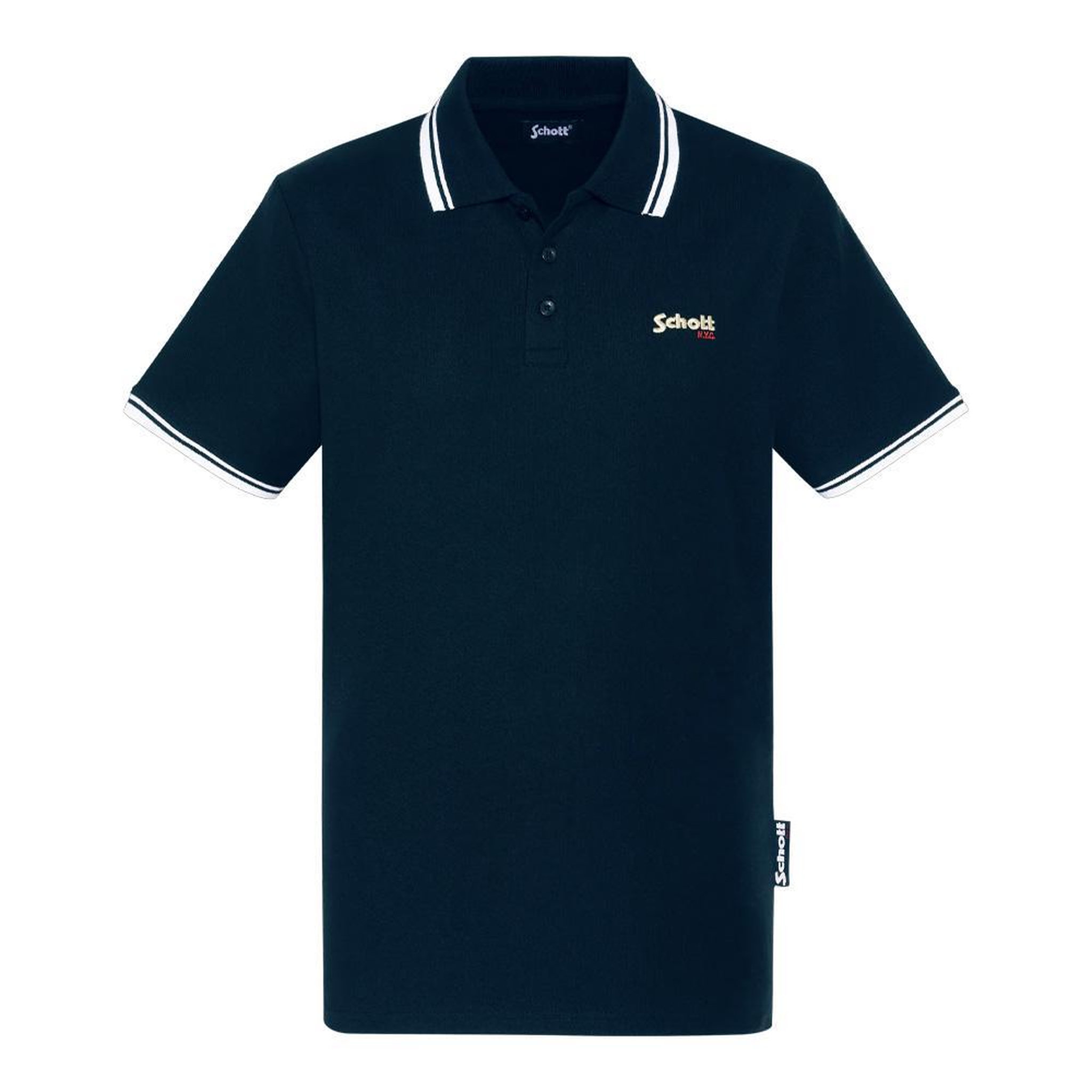 Schott Polo  Homme Schott PSWILL2. Coloris disponibles : Bleu