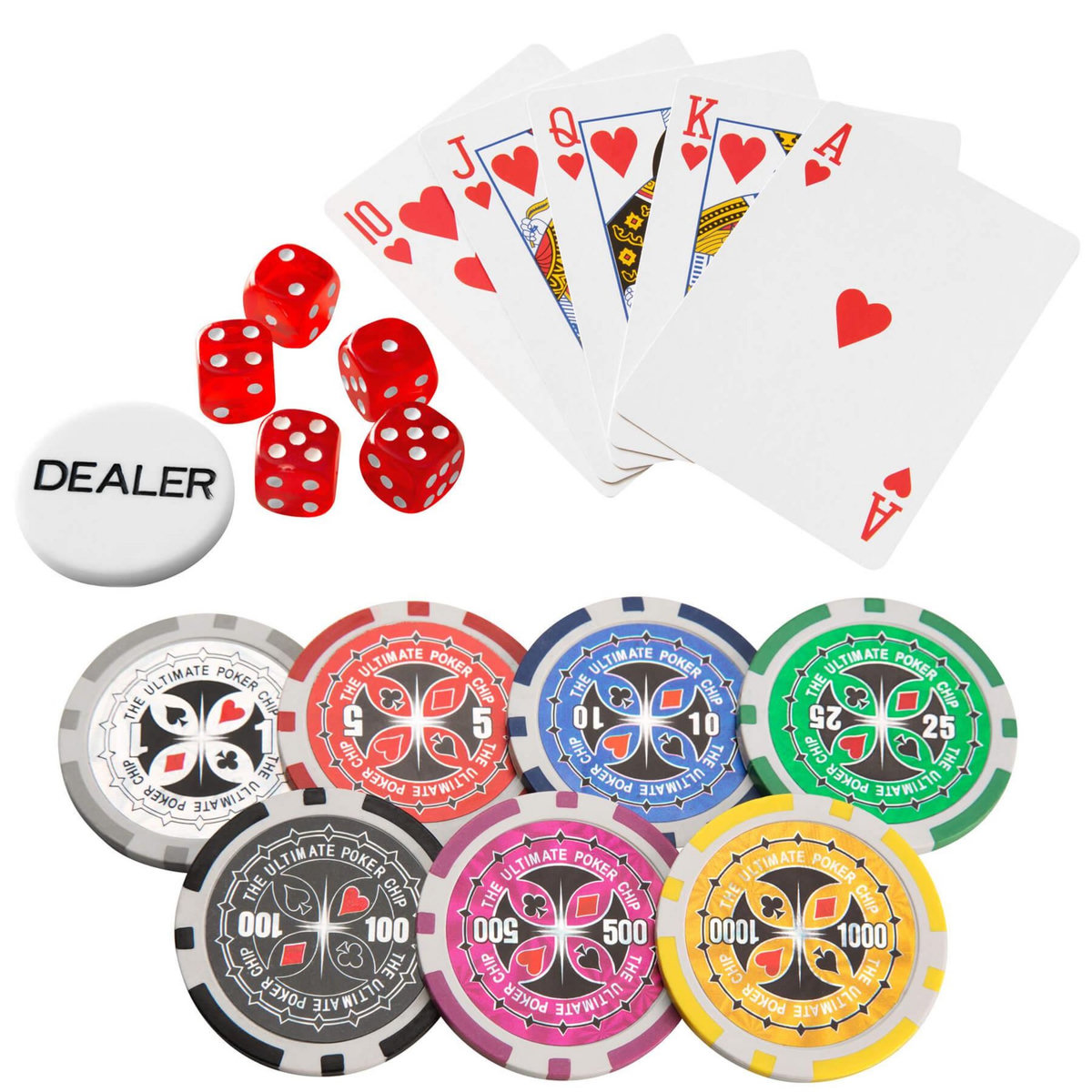 tectake Coffret, Malette, Set de Poker