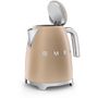 Voir la diapositive 4 : SMEG Bouilloire KLF03CHMEU Or mat