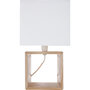 Voir la diapositive 2 : ATMOSPHERA Lampe à poser design Scandi - H. 32 cm - Blanc