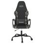 Voir la diapositive 3 : VIDAXL Chaise de jeu de massage Noir et camouflage Similicuir