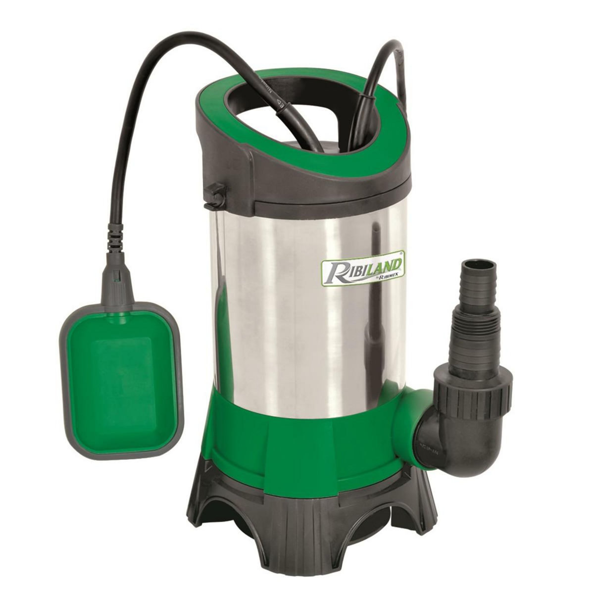 Ribiland Pompe vide-cave eaux chargées 750w + interrupteur flotteur - prpvc751cip