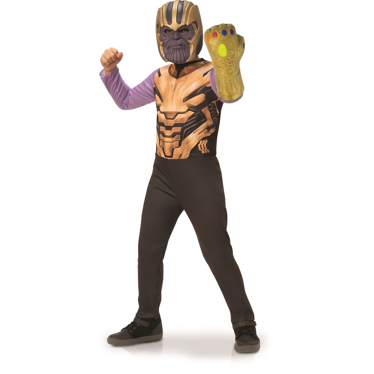 RUBIES Déguisement Thanos + gant de l'infini taille 5/6ans - Avengers 