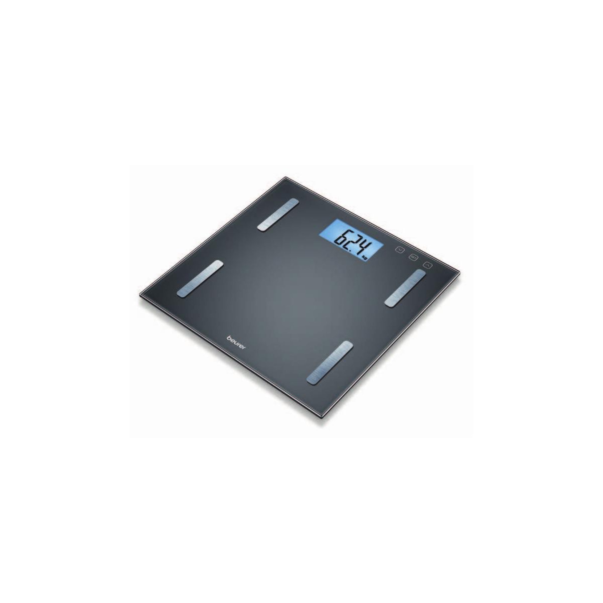 Voir la diapositive 3 : Beurer Balance de salle de bain beurer avec affichage de diagnostic xl noire