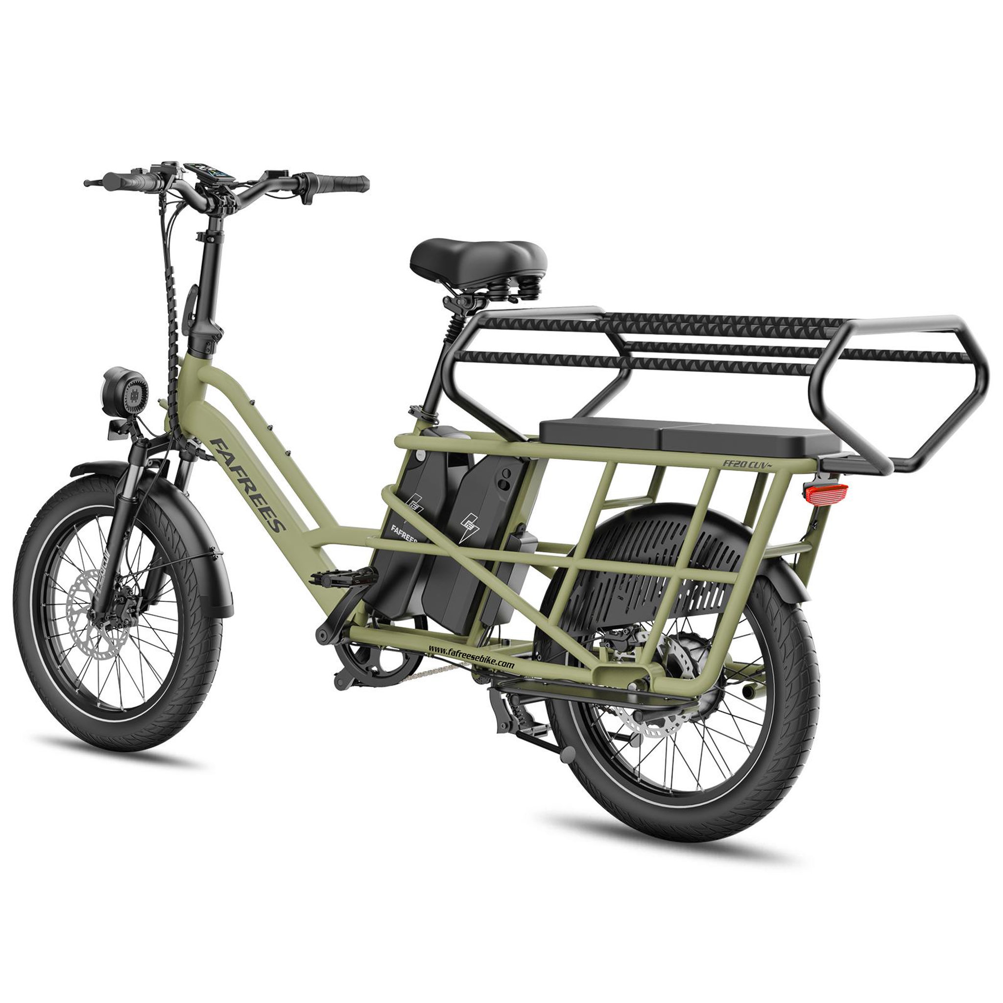 Voir la diapositive 5 : FAFREES Vélo utilitaire électrique fafrees ff20 cuv