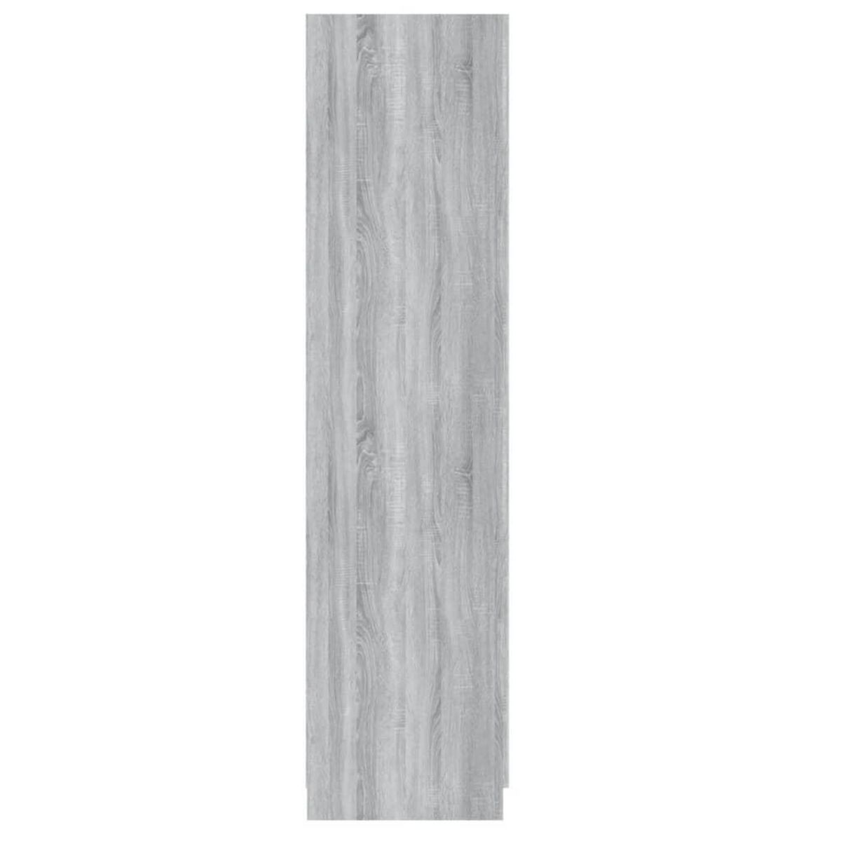 VIDAXL Garde-robe Sonoma gris 90x52x200 cm Bois d'ingenierie