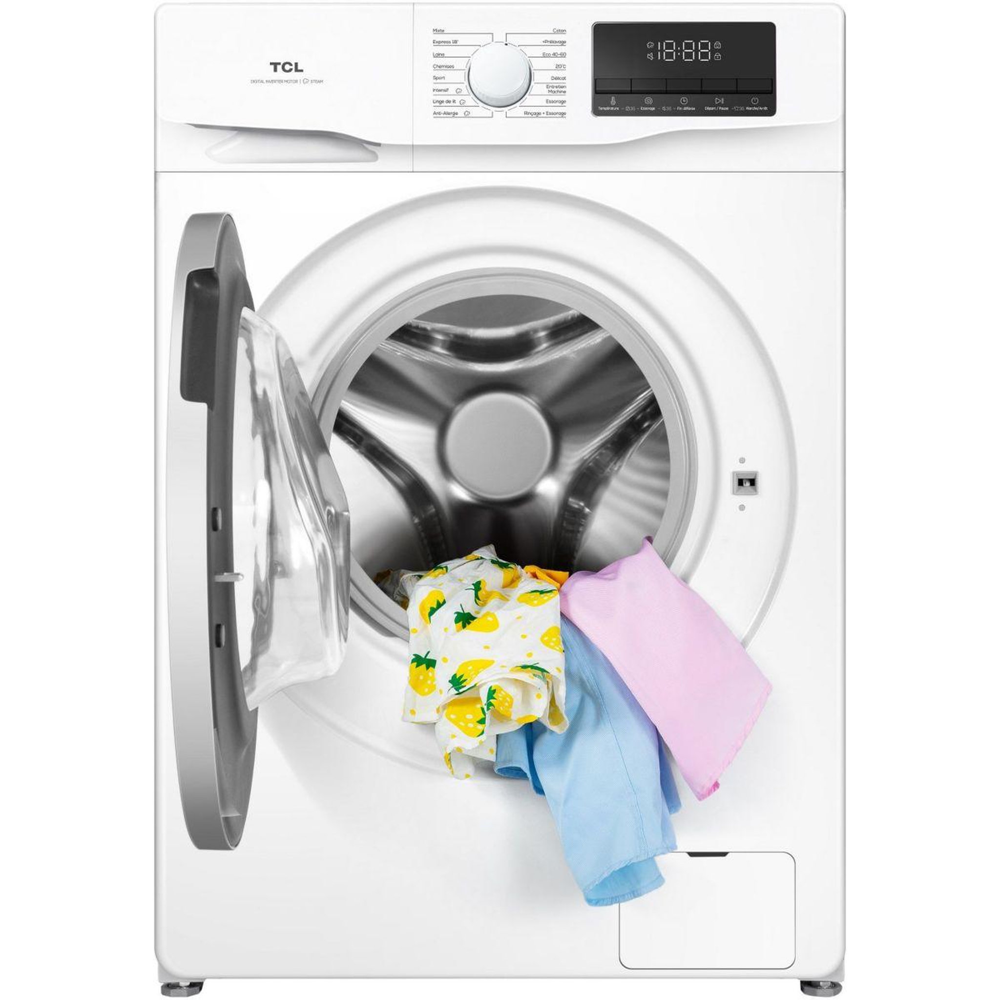 Voir la diapositive 4 : TCL Lave linge compact FF0612WB0FR