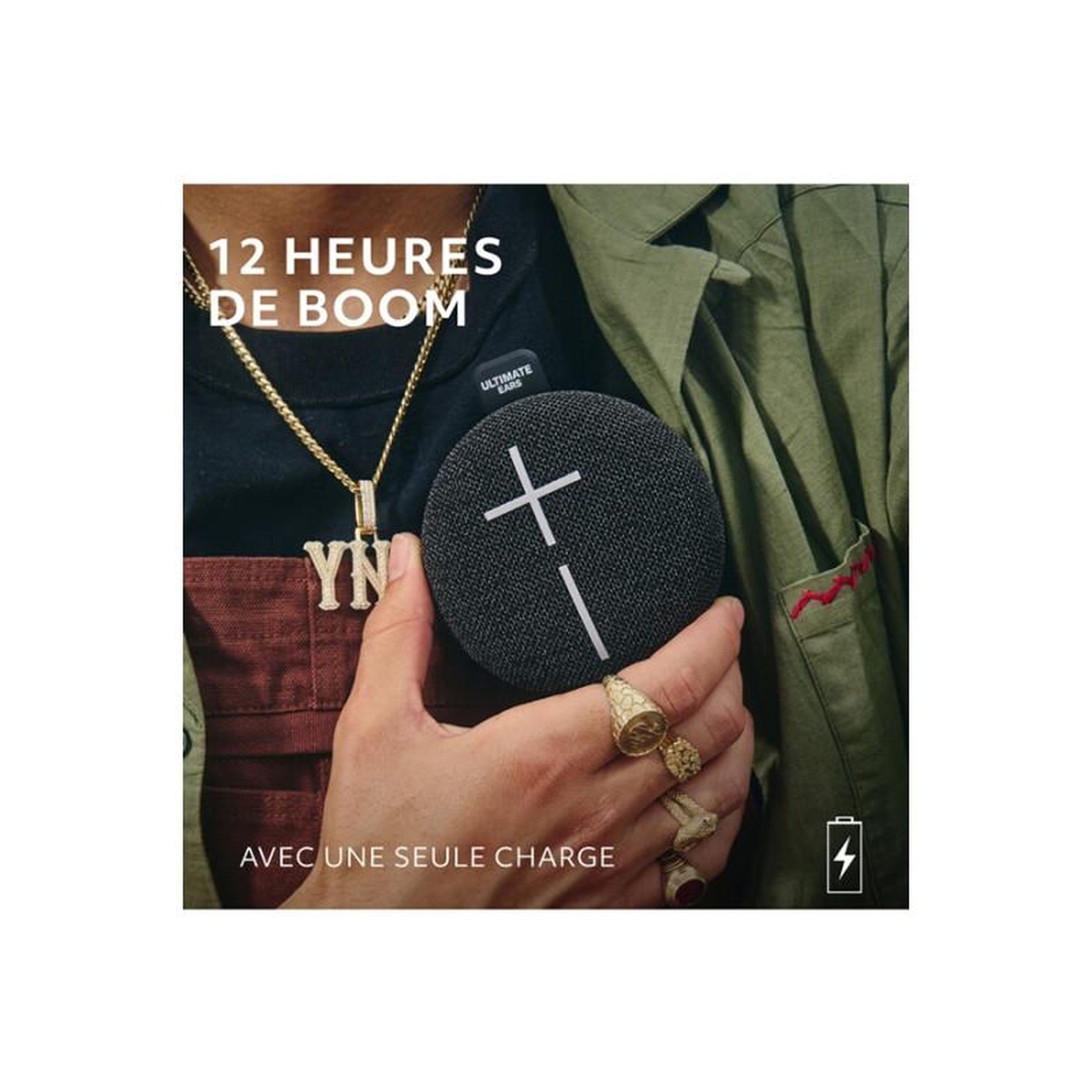 Voir la diapositive 6 : Ultimate ears Enceinte portable MINIROLL Noir