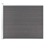 Voir la diapositive 3 : VIDAXL Panneau de cloture WPC 175x146 cm Gris