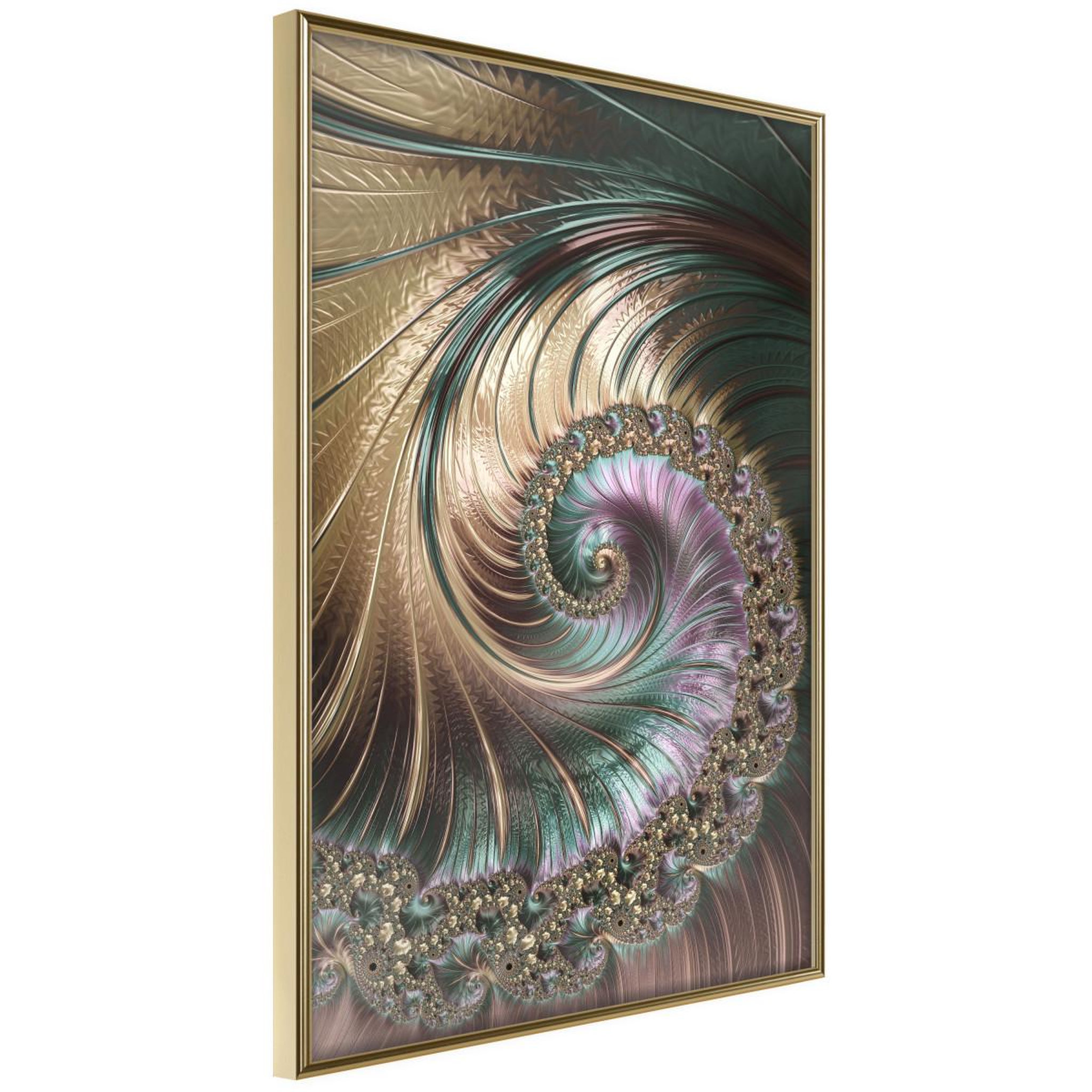 Paris Prix Affiche Murale Encadrée  Iridescent Spiral