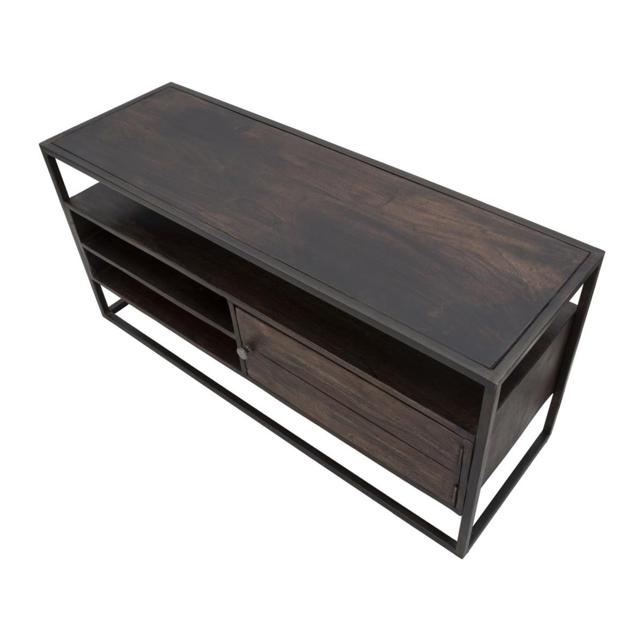 Voir la diapositive 4 : Paris Prix Meuble tv en bois  burn  120cm marron