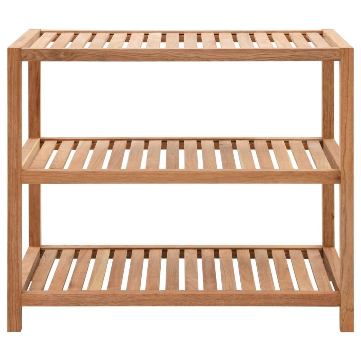 VIDAXL Etagere de salle de bain Bois de noyer massif 65x40x55 cm