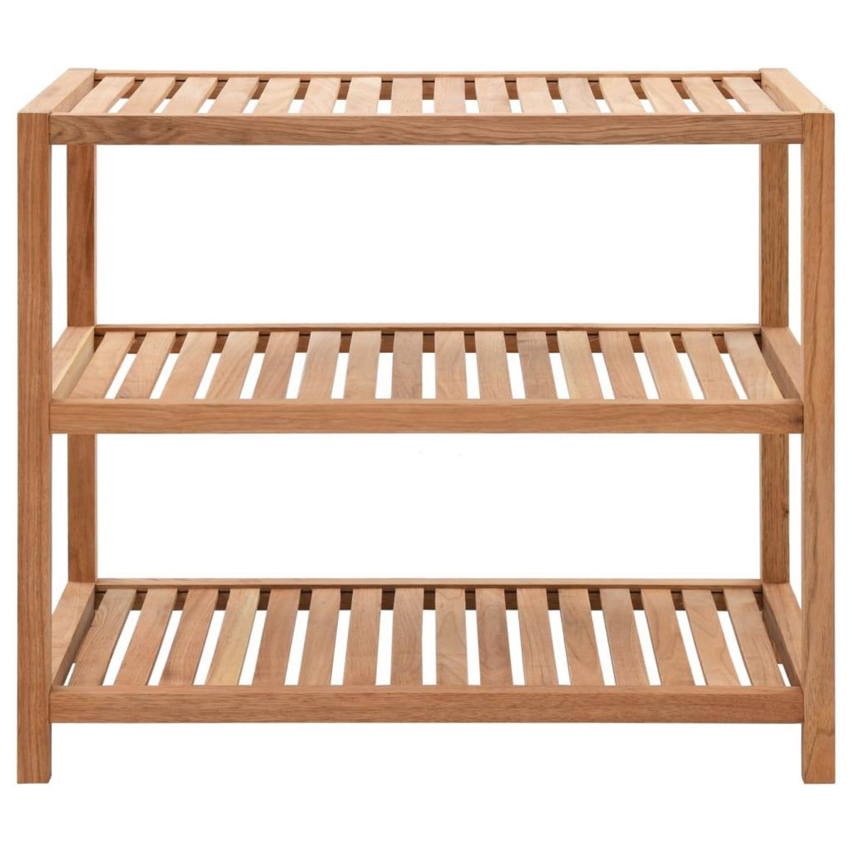 VIDAXL Etagere de salle de bain Bois de noyer massif 65x40x55 cm