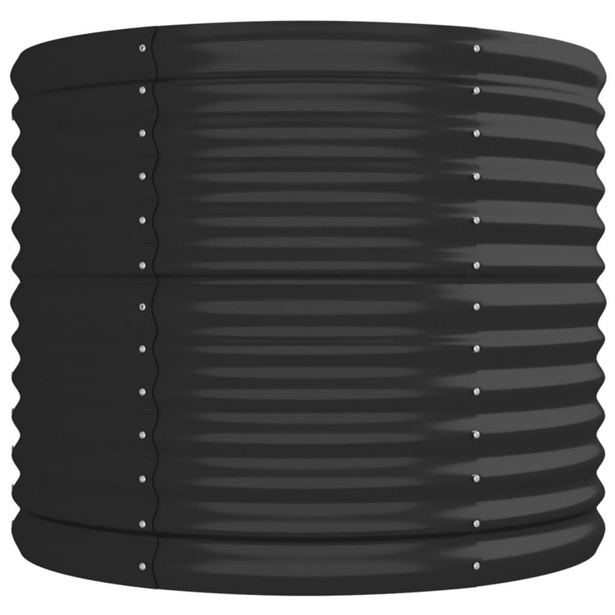 VIDAXL Lit sureleve de jardin Acier enduit de poudre Anthracite