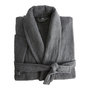 Voir la diapositive 1 : ACTUEL Peignoir col chale uni en coton 380gsm