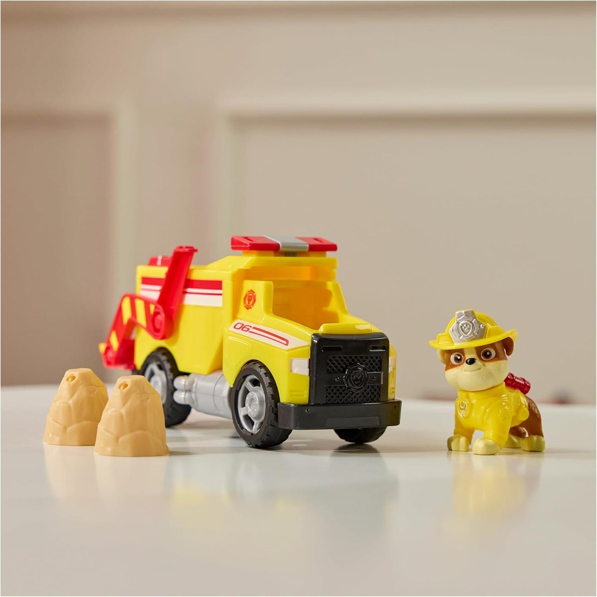 Voir la diapositive 6 : SPIN MASTER Spin Master Paw Patrol Fire Rescue - Rubble avec camion de sauvetage