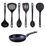 Fackelmann Set poêle antiadhésive céramique 20 cm et 6 ustensiles Fackelmann Brandao