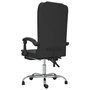 Voir la diapositive 5 : VIDAXL Fauteuil de massage inclinable de bureau Noir Velours