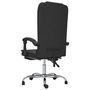 Voir la diapositive 5 : VIDAXL Fauteuil de massage inclinable de bureau Noir Velours