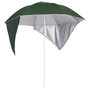 Voir la diapositive 1 : VIDAXL Parasol de plage avec parois laterales vert 215 cm