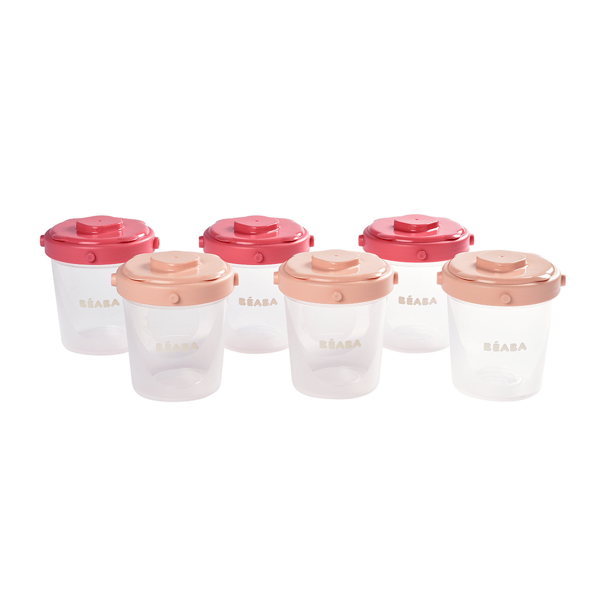 Voir la diapositive 1 : BEABA Lot de 6 portions clip 2ème âge 200ml 