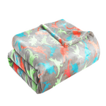 FUTURE HOME Plaid enfant polyester gris 130x150cm DINO